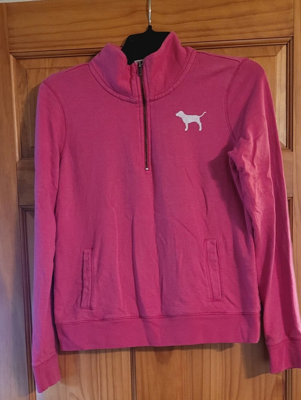 2011 Victoria's Secret PINK quarter zip sweatshirt Size Medium